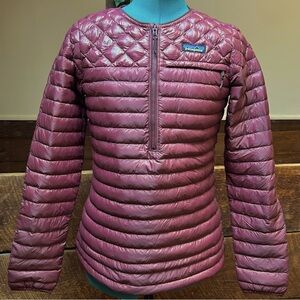 Patagonia Womens Nano Puff 3/4 Zip Pullover Quilted Goose Down Packable Jacket